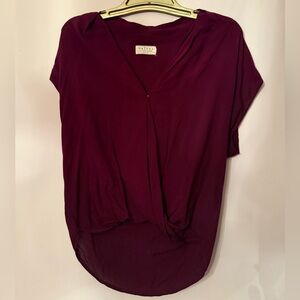 ✨Velvet Women's Burgundy sleeveless Top size Med